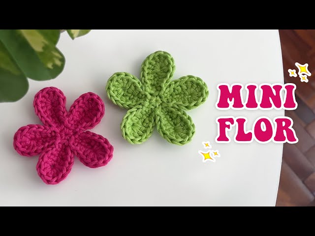 Easy and Quick Mini Crochet Flower 🌸 Crochet Tutorial for Beginners