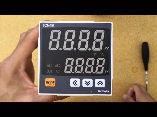 Autonics Serie TCN Controladores de Temperatura PID con Doble Display Económico | Configuración