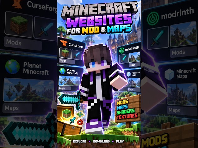 Minecraft Mods Website #shorts  #minecraft #mayank