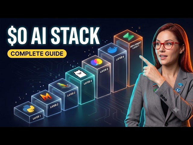 Build a $0 Local Agentic AI Stack — 8 Layers, Every Tool Free
