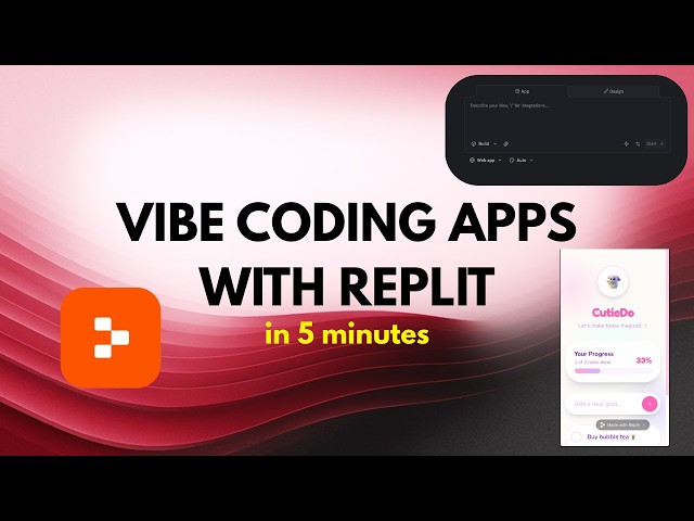 How to Vibecode Apps with Replit - 5 Minutes Tutorial