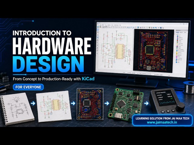 Introduction to Hardware Design with KiCad | From Concept to Production-Ready PCB