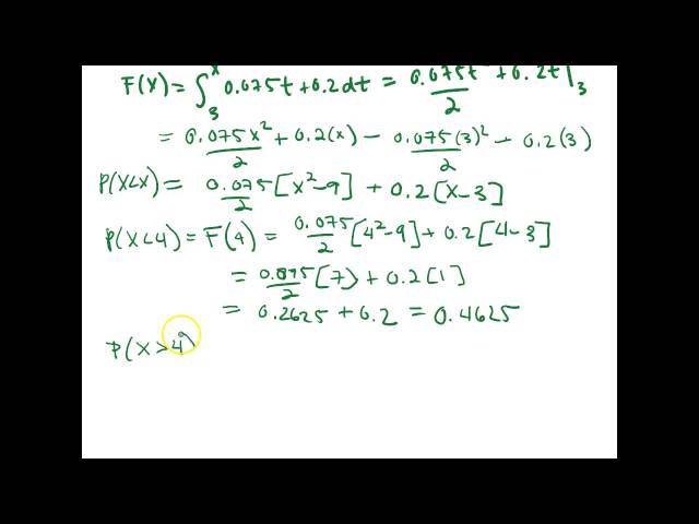 Find the Cumulative Density Function for a Continuous Random Variable - Circuit Example