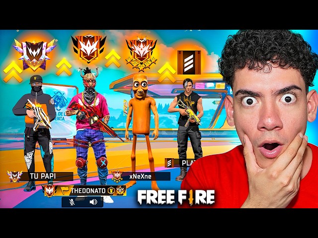 I PLAY WITH A RANDOM SQUAD WHILE IN MASTER ELITE AND LOOK WHAT HAPPENED! - TheDonato Free Fire