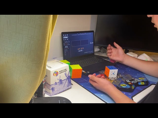Random 6.42 Second 3x3 Solve (Best Solve On Cam)