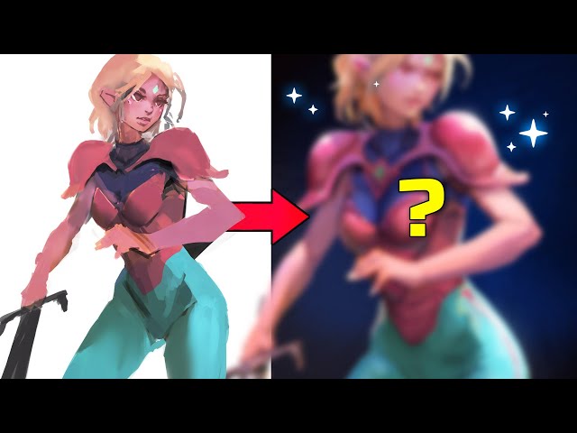 HOW TO PAINT WITHOUT LINEART (max difficulty)