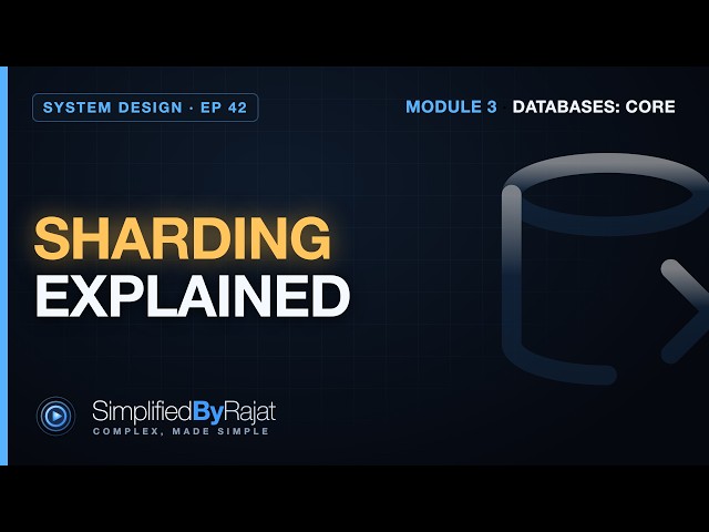 Sharding & Partitioning | System Design | EP42