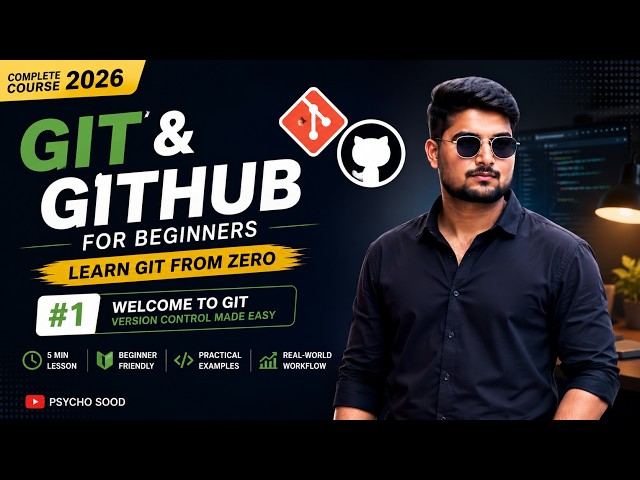 #1 Learn Git in Minutes! 🔥 | Git & GitHub for Beginners