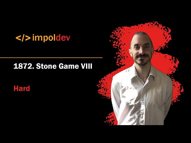 Stone Game VIII | LeetCode 1872 - Python