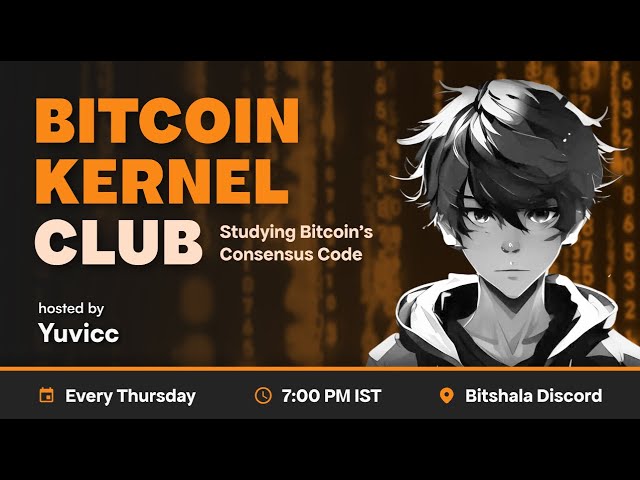 BitcoinKernel Club Session 2: Hands on with C header API | #bitcoineducation