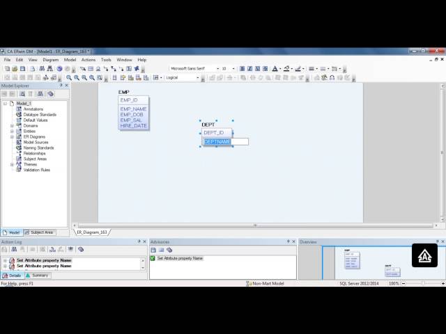 Erwin Data Modeling tutorial | Learn at KnowStar