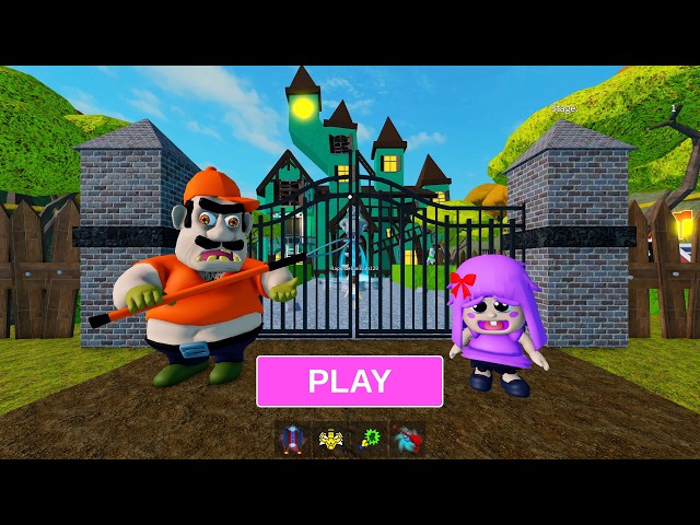 ESCAPING BABY POLLY'S HAUNTED HOUSE in Roblox! Bruno is TERRIFYING!