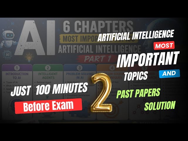 Artificial Intelligence Most Important Topics &Past Papers Solution Part2 @CodingWithLAIBAZAHOOR #pu