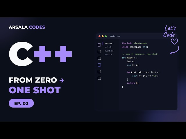 C++ Basics for DSA — Complete Beginner Tutorial | Ep. 2
