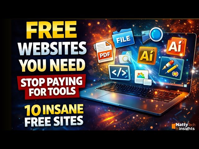 10 INSANE Free Websites You Should Be Using in 2026 (Stop Paying for Tools!)