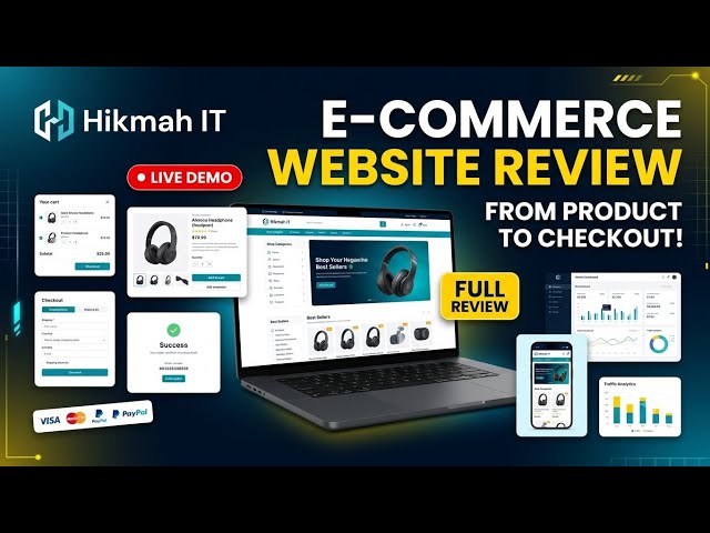 Complete E-Commerce Website Review (2026) | Product to Checkout Live Demo