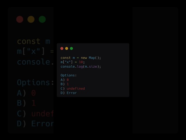 Why Map.size Is ZERO Here 🤔