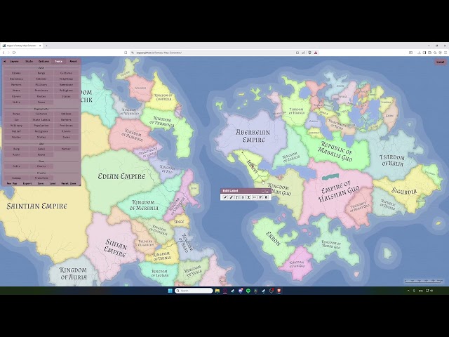 [Remastered] Azgaar's Fantasy Map Generator Tutorial Part 1: Basics and Creating your own map