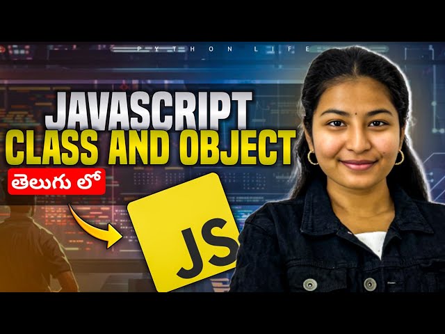 Class and Object in Javascript Telugu 