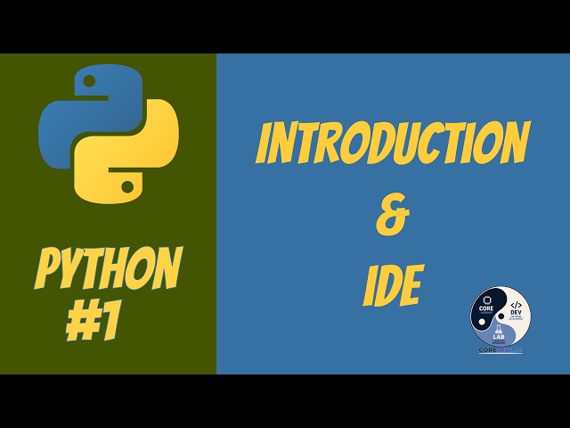 1 - Python | Introduction and IDE