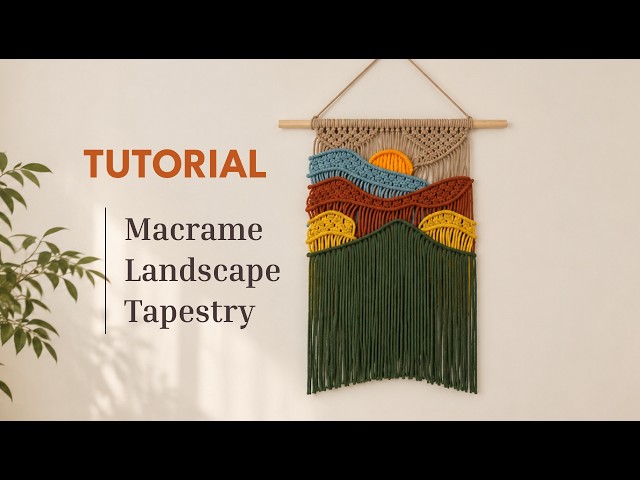 Macrame Wall Hanging Tutorial | Step-by-Step