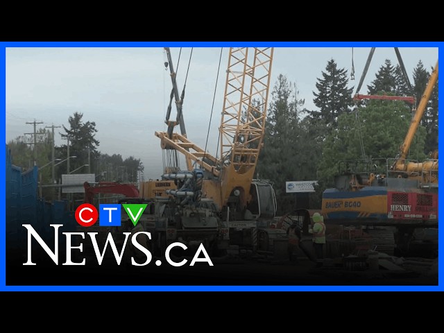 SkyTrain extension reaches major milestone