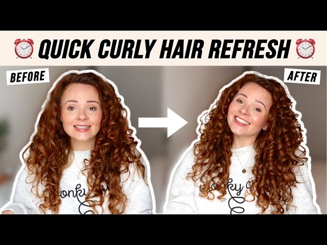 QUICK CURLY HAIR REFRESH ROUTINE + HOW I CHOOSE A REFRESH METHOD