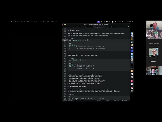 Stackless Forth - progress update, Details, Performance -- Nelo Mitranim -- 2026-02-28