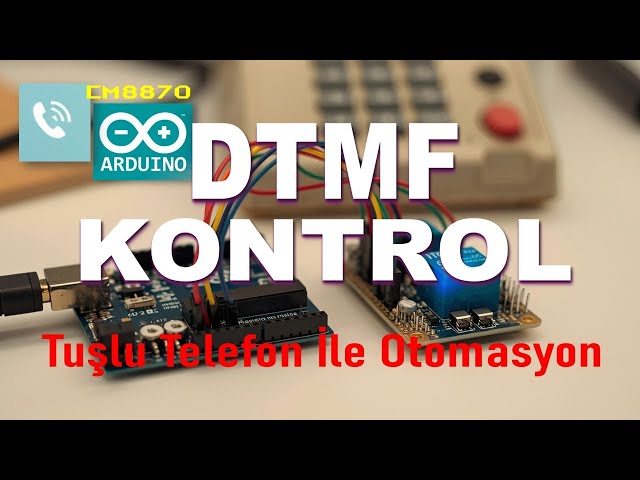 ☎️ Tuşlu Telefonla Her Yerden Kontrol: "DTMF ile Arduino Röle Sistemi!"