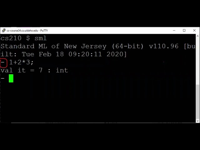 Basic SML (Standard ML) Tutorial