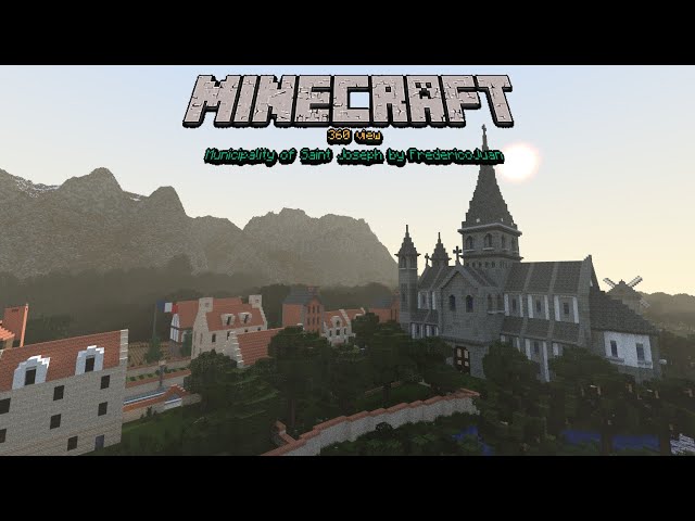 French Town  360° in Minecraft