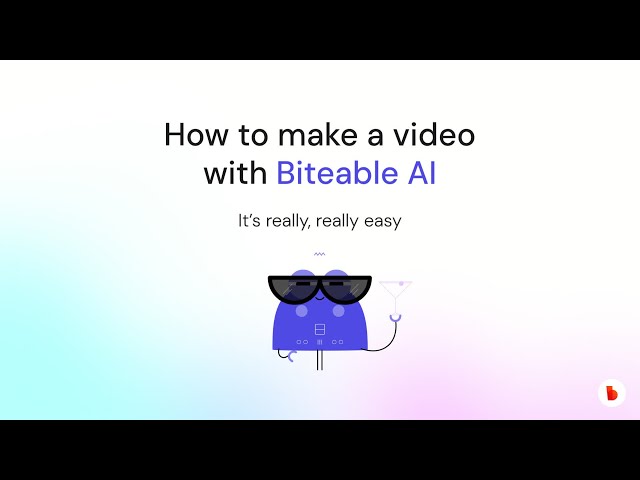 How to make a video with Biteable AI | Biteable