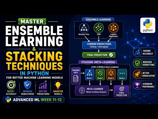 Master Ensemble Learning & Stacking Techniques in Python for Better Machine Learning Models