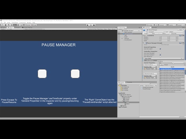 Pause Manager - Input