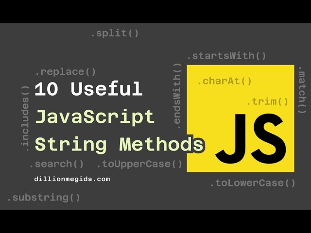 Javascript String Methods