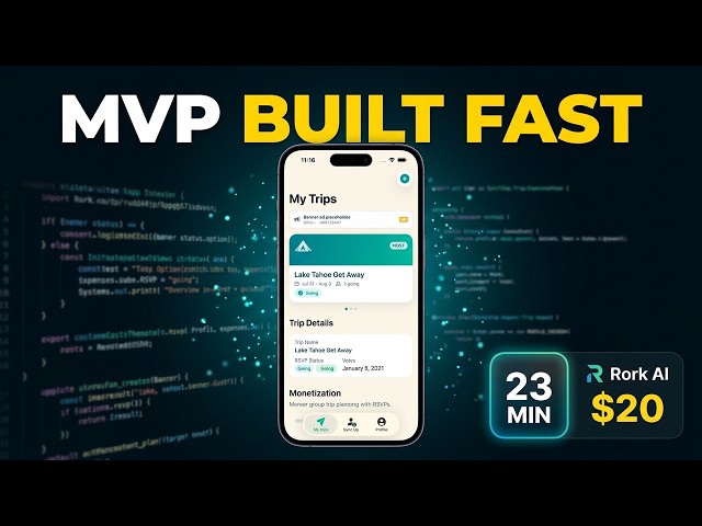 EP 1 - I Challenged Myself to Build an App in 23 Minutes with RORK AI (For under $20)