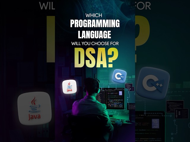 Which Programming Language is Best For DSA? | Java Vs C++ For DSA | Intellipaat #coding #shorts