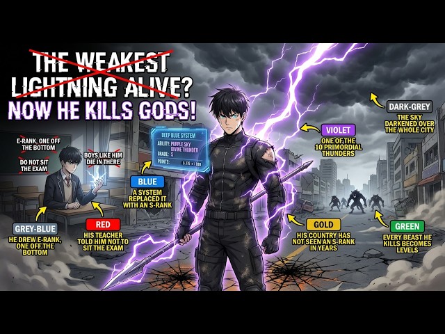 I Awakened the Weakest Lightning Alive, Then a System Gave Me a God-Killer! | Manhwa Recap