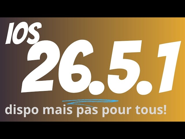 iOS 26.5.1 is available, but not for all iPhones!