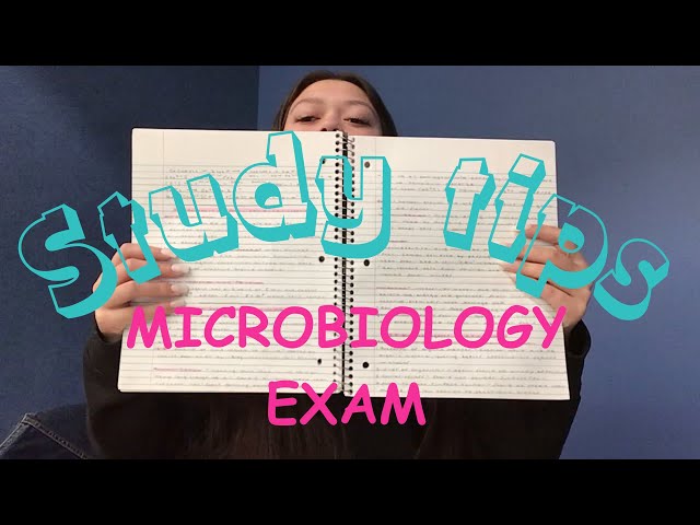 Study tips for microbiology exam