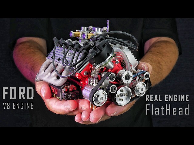 I Built a REAL Miniature V8 Engine | Assembly and Run