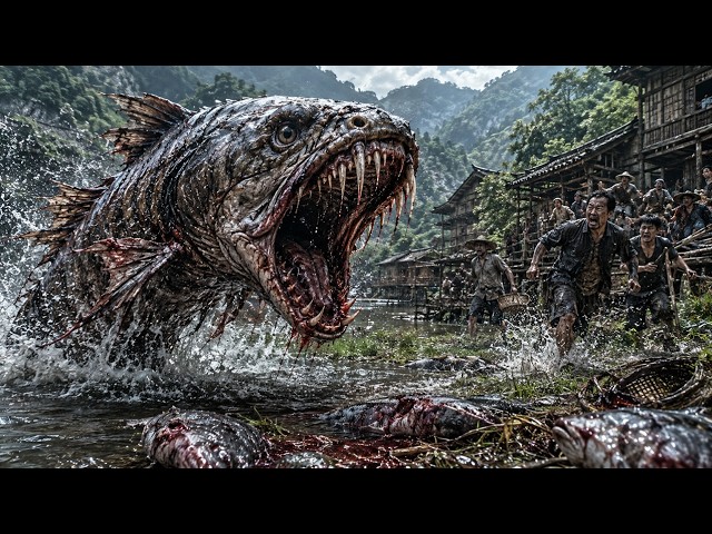 Human sacrifice provokes a fish monster!