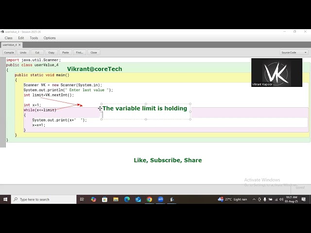 Java User Input using Scanner
