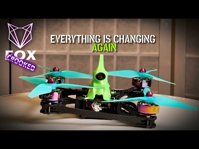 Fox Crooked by Finz FPV - The Revolution of Drone Racing frames #drone #droneracing