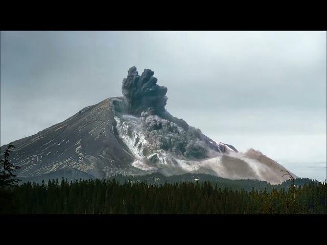 Mt. St. Helens: The Gary Rosenquist, AI interpolated landslide and eruption sequence. 1080pHD update
