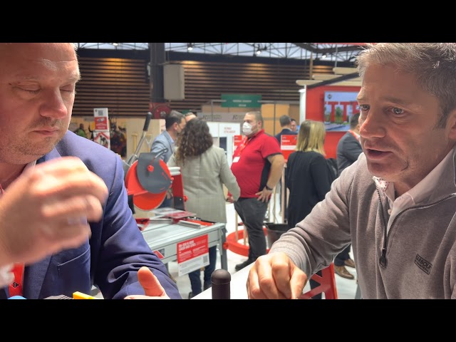 The New #Rubi #DCX250 #Xpert  1250   {Talking To Paul From Rubi #Tools At Paysalia Lyon}