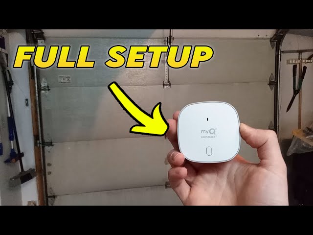 How to Setup myQ Chamberlain Smart Garage Control