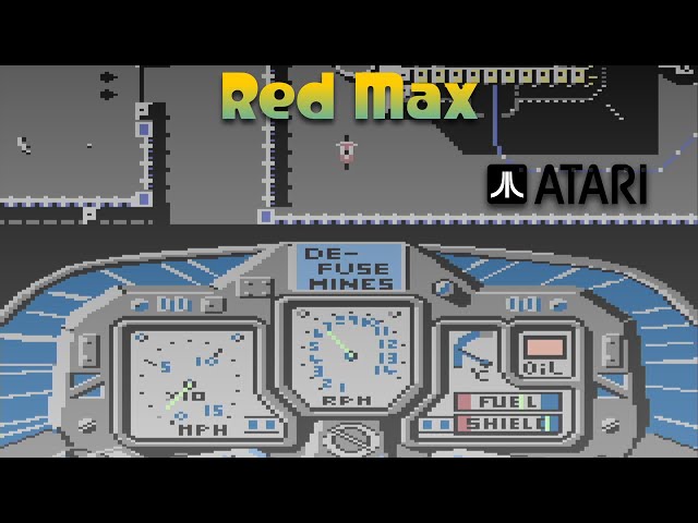 Red Max 🕹 ATARI 400/800 Gameplay Retro HD