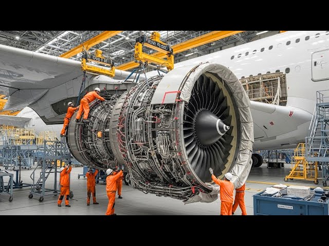 How The ENGINE Of A World’s FASTEST Passenger Jet Is Made