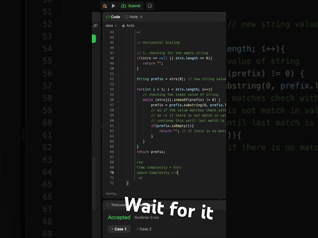 Longest Common Prefix | Java | Leetcode Problem